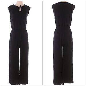 Michael Stars black soft viscose sleeveless jumpsuit M